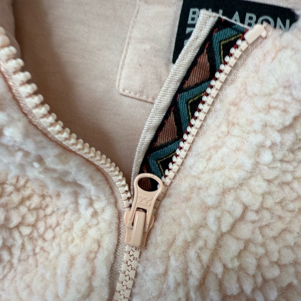 Billabong Adventure Division Jacket Womens Large Sherpa Switchback Hooded 1463 - Picture 5 of 6